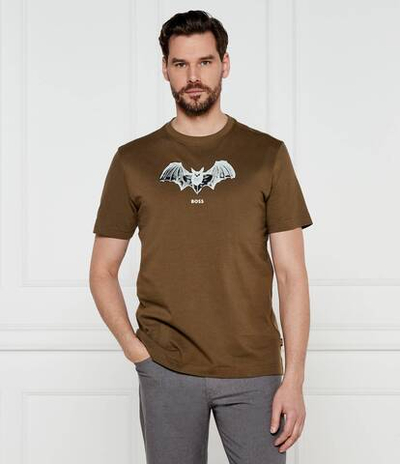 Футболка Te_Spiderbat BOSS ORANGE - хаки(50534924)
