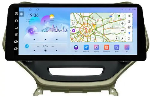 Магнитола для Jeep Cherokee 2014+ - FarCar S500-TS18 монитор 12.3" 2K QLED на Android 14, Быстрая, CarPlay, 4G SIM-слот