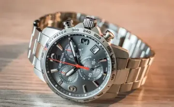 Швейцарские титановые наручные часы Certina C001.647.44.087.00 с хронографом