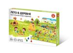 Игра настольная ходилка лето в деревне, с фишками, от 5+ лет