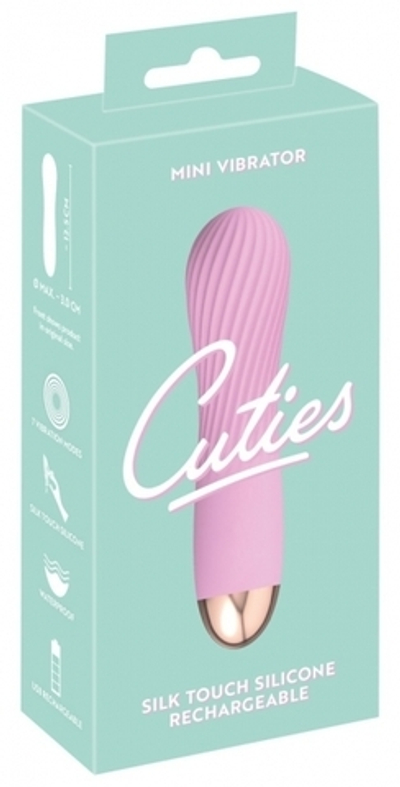 Вибратор мини Cuties розовый (Цвет: розовый)