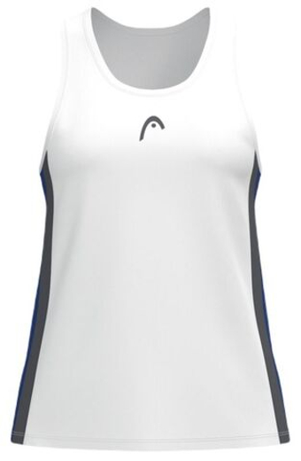 Футболка для девочки теннисная Head Girls Club 25 Tank - белый