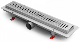 Душевой лоток с решеткой MCH Chudej CH 1050/50 B (решетка Basic, хром, 105 х 6 х 6,5 см), с боковым сливом D50