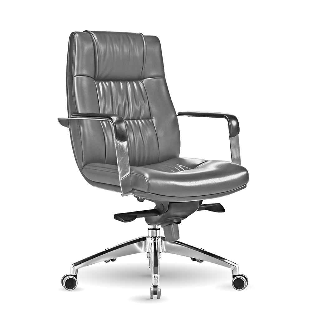 Кресло офисное 2367A 380951 grey color LEATHER