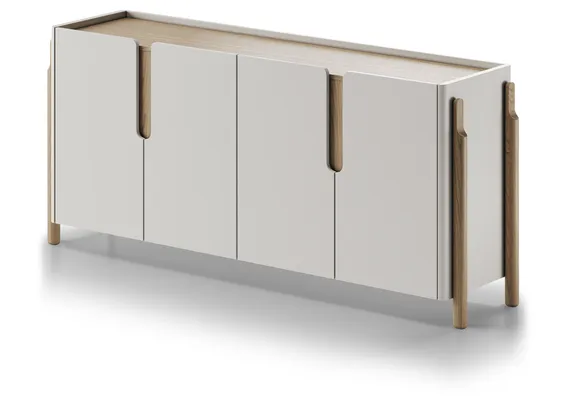 Комод Basic 4 двери ширина 180 см (дымка)