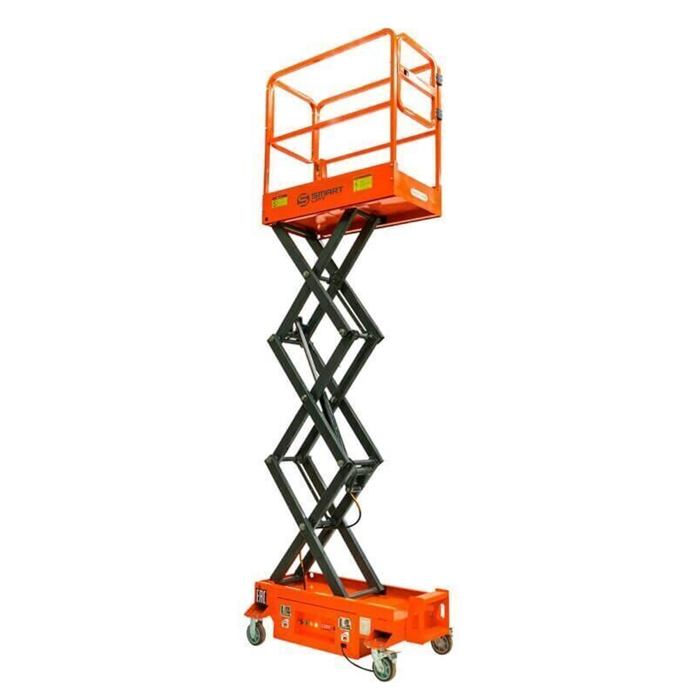 Подъемник ножничный несамоходный SJY-0.3-3.9 (220 В, 300 кг, 3,9 м) SMARTLIFT (SMART)
