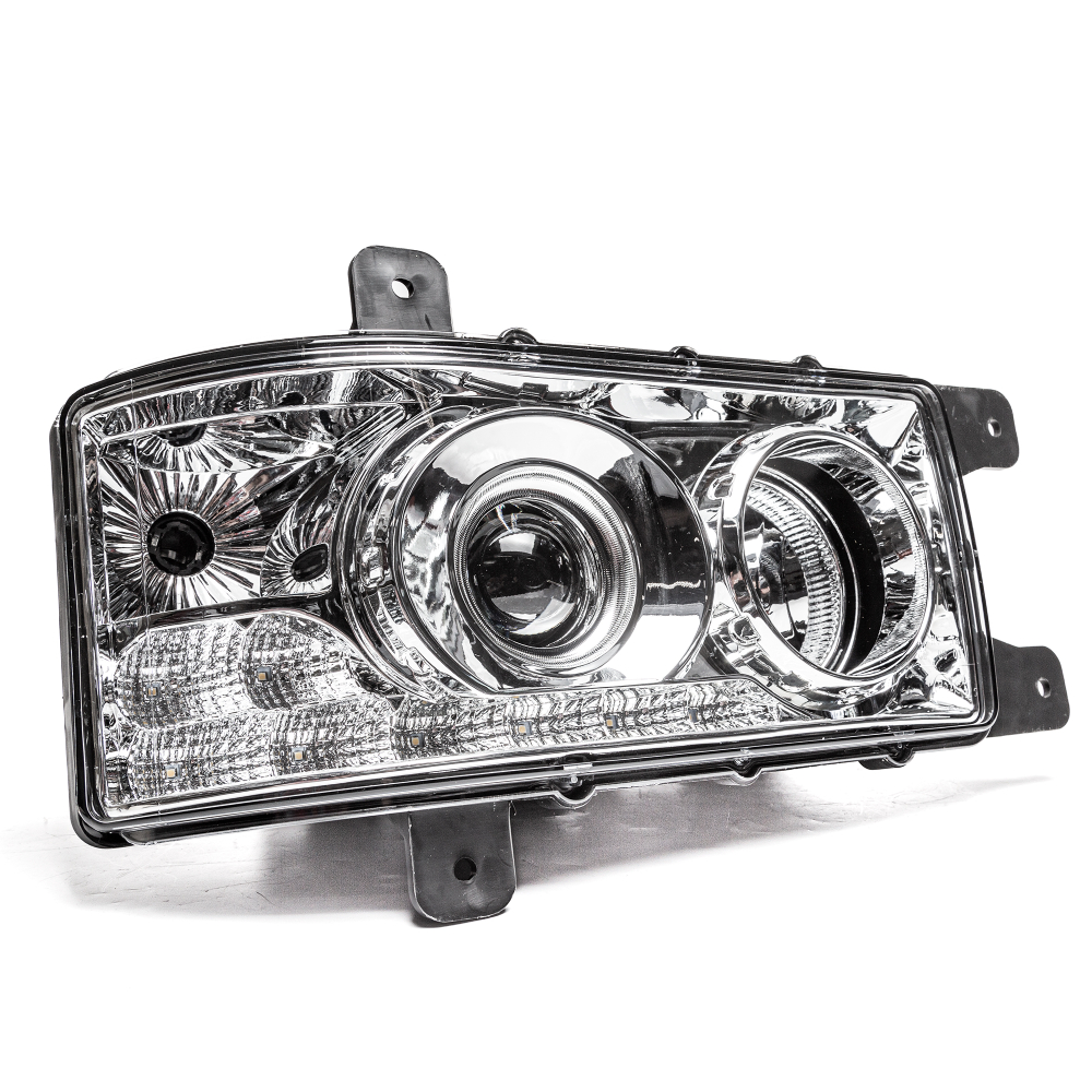 31.3775-08 AE Блок-фара, КамАЗ, правая, с ДХО (8 LED)