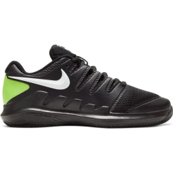 Детские теннисные кроссовки Nike JR Vapor X - black/white/volt