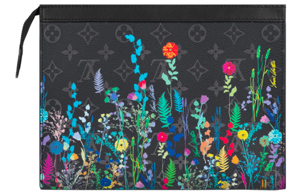 LOUIS VUITTON Pochette Voyage 6 Slot Monogram Eclipse Foliage