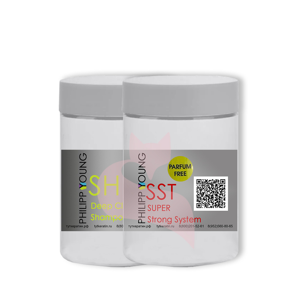 Philipp Young Б/О Кератин SUPER Strong System Суперсильный (SST) Parfum free