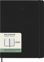 Еженедельник (DHB12WN4) Moleskine Classic WKNT XL 190х250мм 144стр. черный