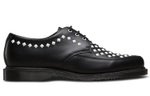 Dr.Martens Casual Leather Shoes Men"s Low top Black/White