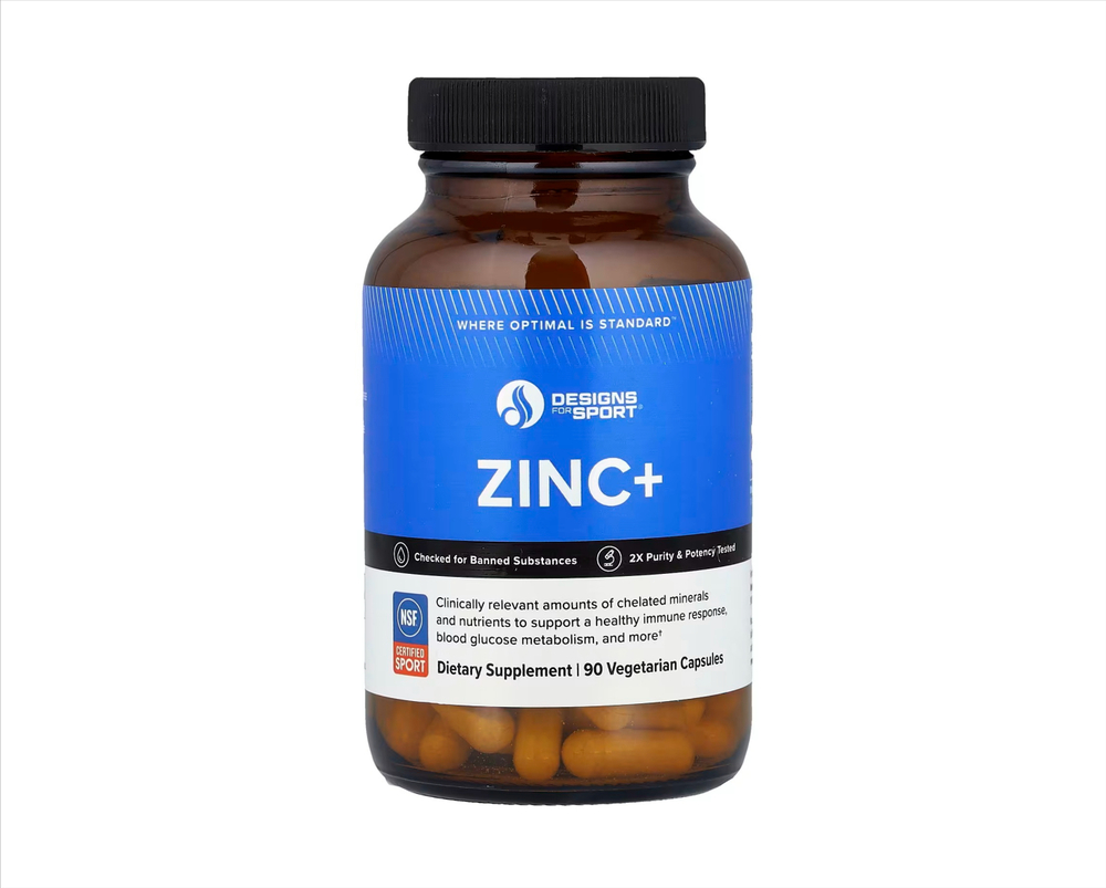 Designs For Sport - Zinc+ 90 capsules