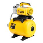 Насосная станция WPS1200-24S, 1200 Вт, напор 45 м, 5000 л/ч, ресивер 24 л, нержавейка Denzel