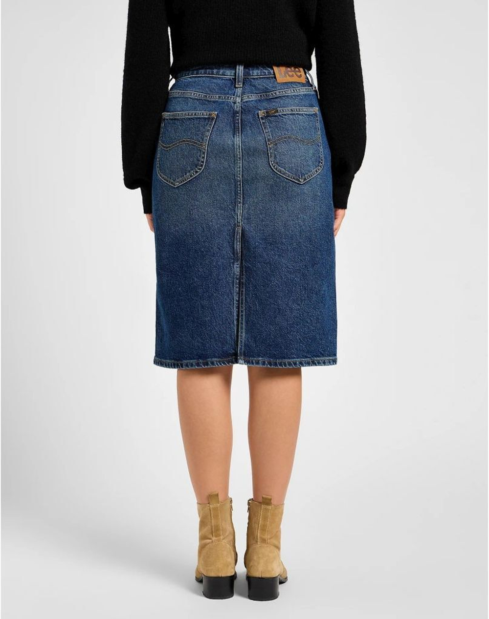 Юбка джинсовая женская LEE MIDI SKIRT