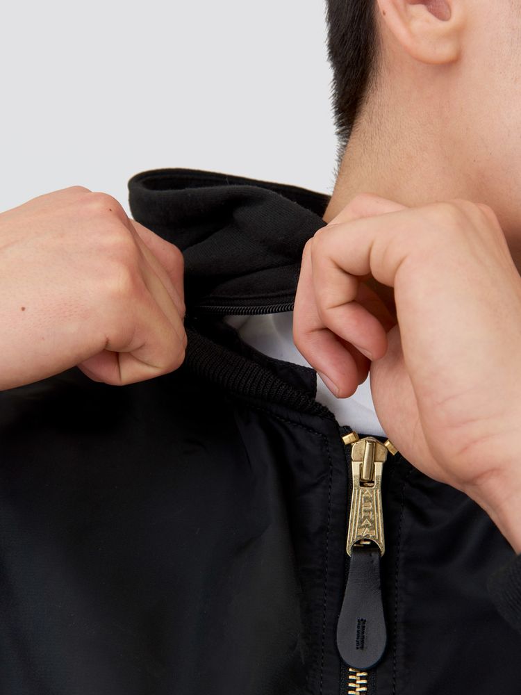 Бомбер Alpha Industries MA-1 Natus Black (Черный)