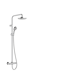 Душевая система Hansgrohe Vernis Blend 200 1jet EcoSmart с ом матовый чёрный 26089670