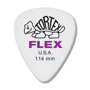Медиаторы, 12шт, 1,14мм, Dunlop 428P1.14 Tortex Flex