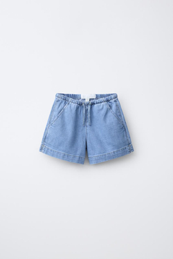 ZARA ДЖИНСОВЫЕ ШОРТЫ, СИНИЙ