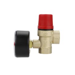 Клапан предохранительный Varmega 1,5 бар 1/2" ВР с манометром 37943