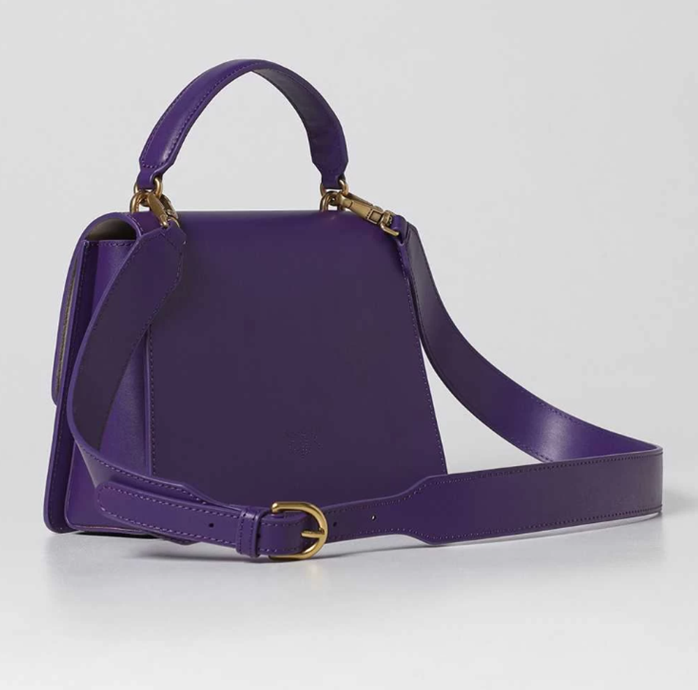 CLASSIC LOVE BAG ONE TOP HANDLE LIGHT SIMPLY – Purple/Gold