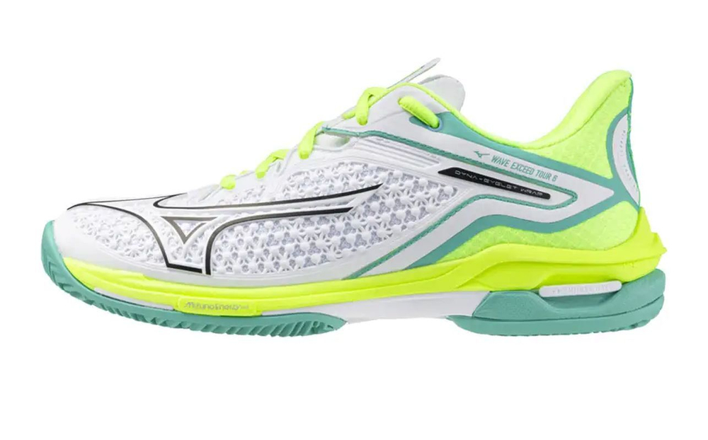 Женские Кроссовки теннисные Mizuno Wave Exceed Tour 6 CC - белый