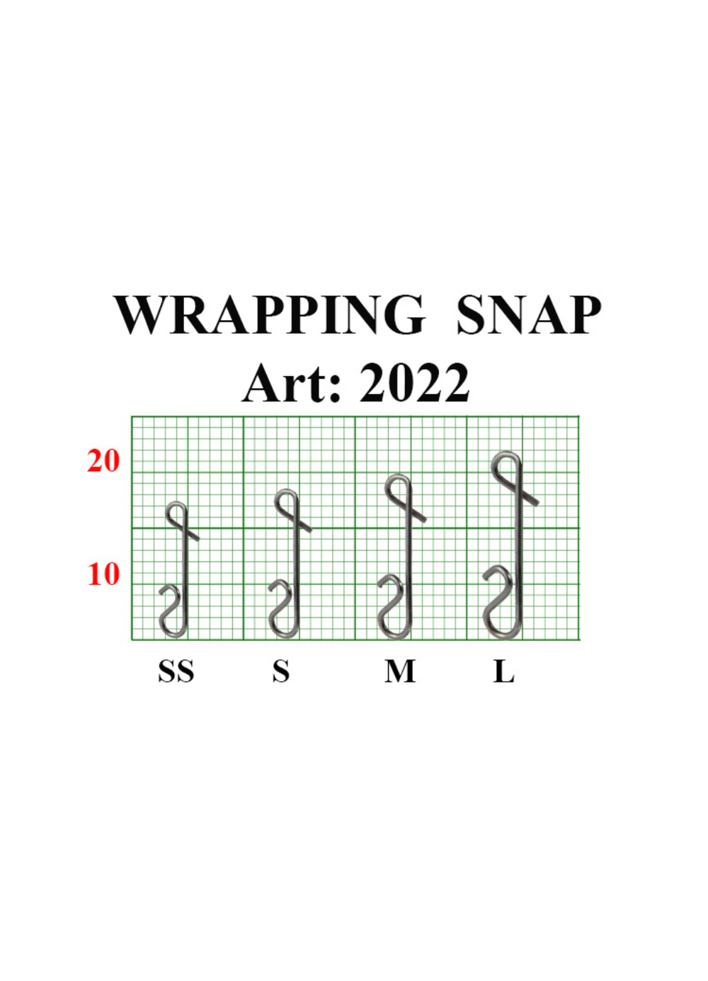 Застежка рыболовная Fish Crystal  безузловая WRAPPING SNAP 2022 S ( 5 упаковок )