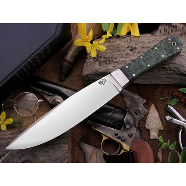 Нож Bark River Rogue Rogue Green Gold Elder Burl