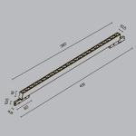 Трековый светильник Точки / Points Levity 3000К 20Вт 30°, TR193-1-20W3K-M-B. TM Maytoni