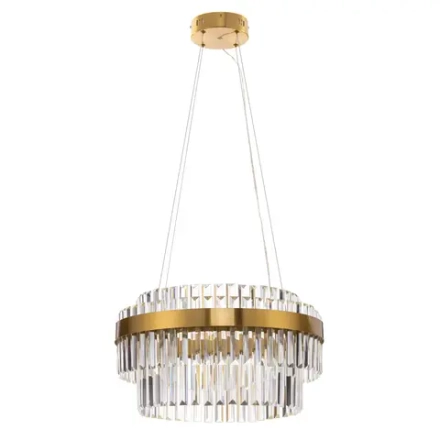 Citilux Sheldon CL339153 LED Люстра хрустальная с пультом Бронза