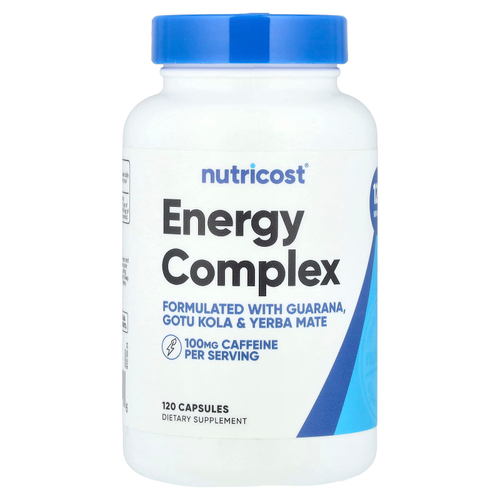 Nutricost, комплекс для энергии, 120 капсул