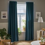 Комплект штор IKEA ANNAKAJSA (АННАКАЙСА), Синий, 145х250 см, 2 шт