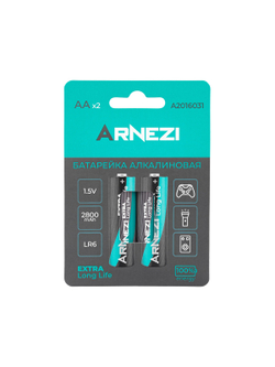 Батарейка алкалиновая ARNEZI AA/LR6 2800mAh Extra LongLife 1.5V (2шт) A2016031