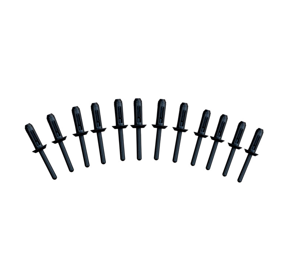 WDK-65486 Пластиковые заклёпки для ручного заклёпочника 6,6х17,2 мм, 50 шт