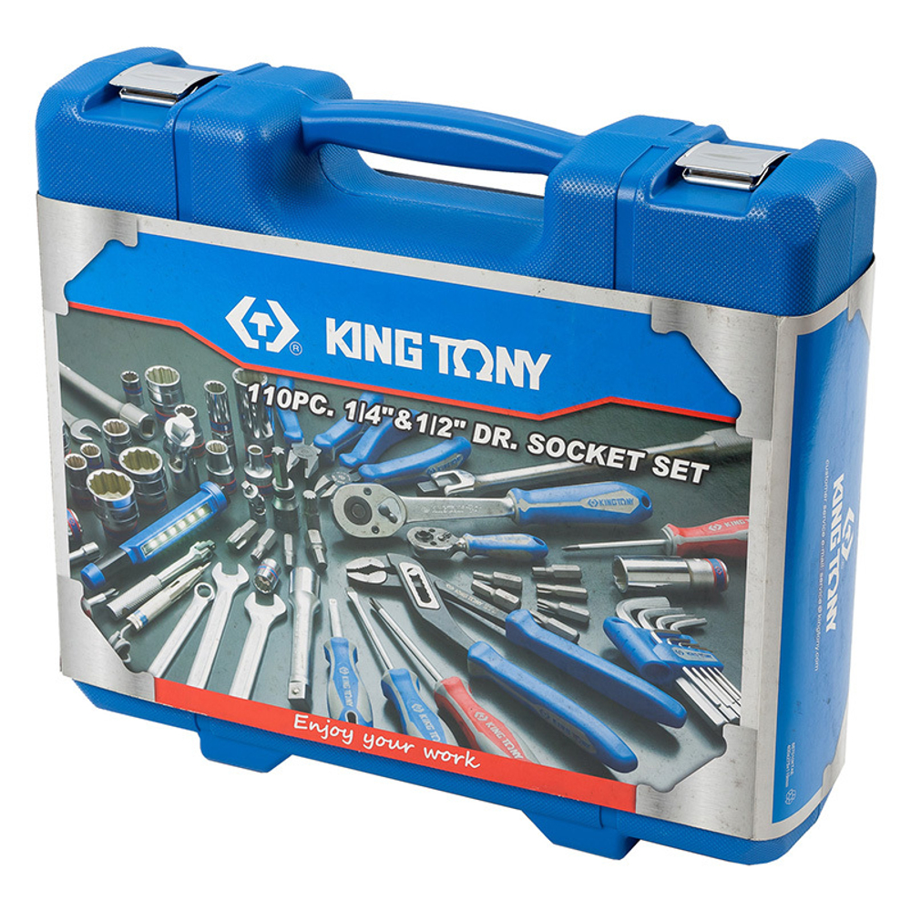 Набор инструментов универсальный, 110 предметов KING TONY 7510MR