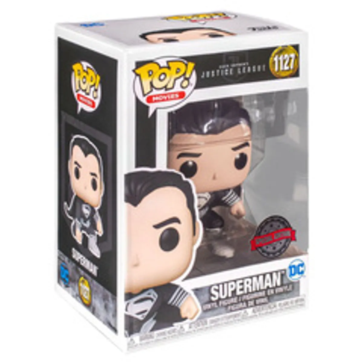 Funko POP! DC. Justice League Snyder Cut: Superman (Black Suit) (Exc) (1127)
