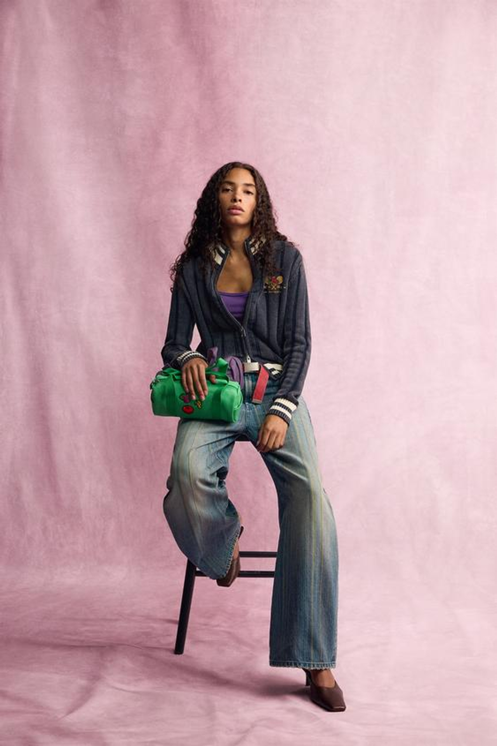ZARA - FRUIT OF THE LOOM™ МИНИ-СУМКА, ЗЕЛЕНЫЙ