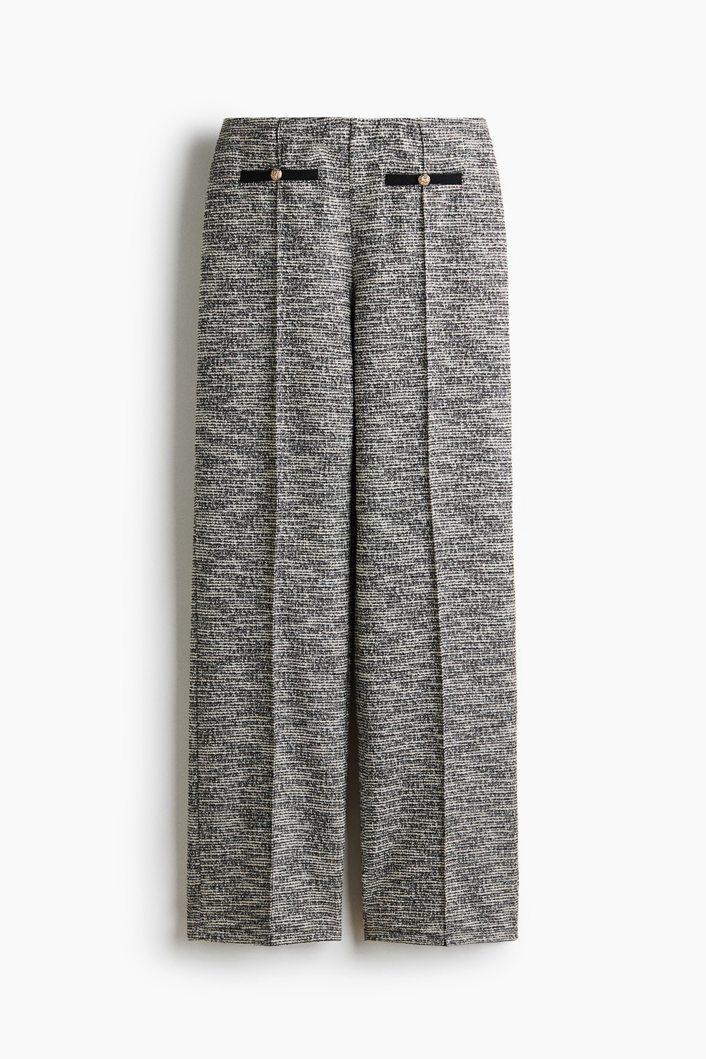 Брюки без застёжки из букле - H&M