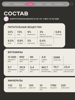 Корм сухой для взрослых собак средних пород, премиум полнорационный комплекс, забота о здоровье печени, с говядиной, 2,5 кг, QUATTRO