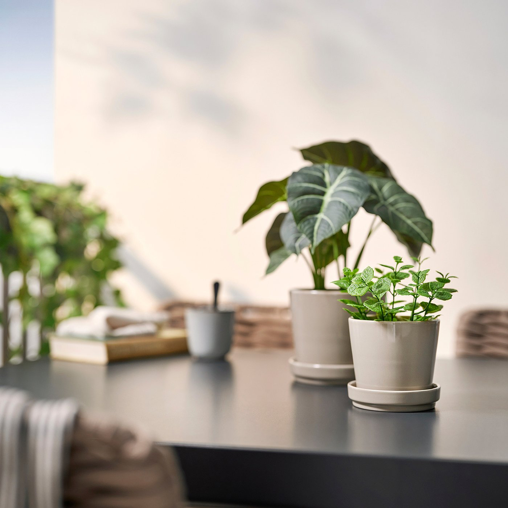 IKEA FEJKA  (ИКЕА ФЕЙКА)  -  Искусственное растение в горшке - для дома/улицы мята 9 см