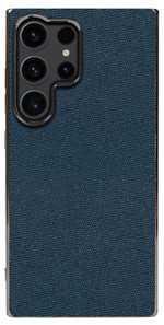 Дизайнерский чехол для SAMSUNG S23 ULTRA с мягкой тканевой поверхностью