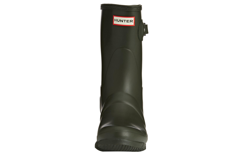 HUNTER Waterproof Height Increasing Comfortable Rain Boots Women"s Dark Green