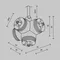 Х-образный вертикальный коннектор Accessories for system Shelf CA019L4C-P-B Maytoni