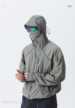 Куртка Nothomme BlueMonte Windbreaker серый