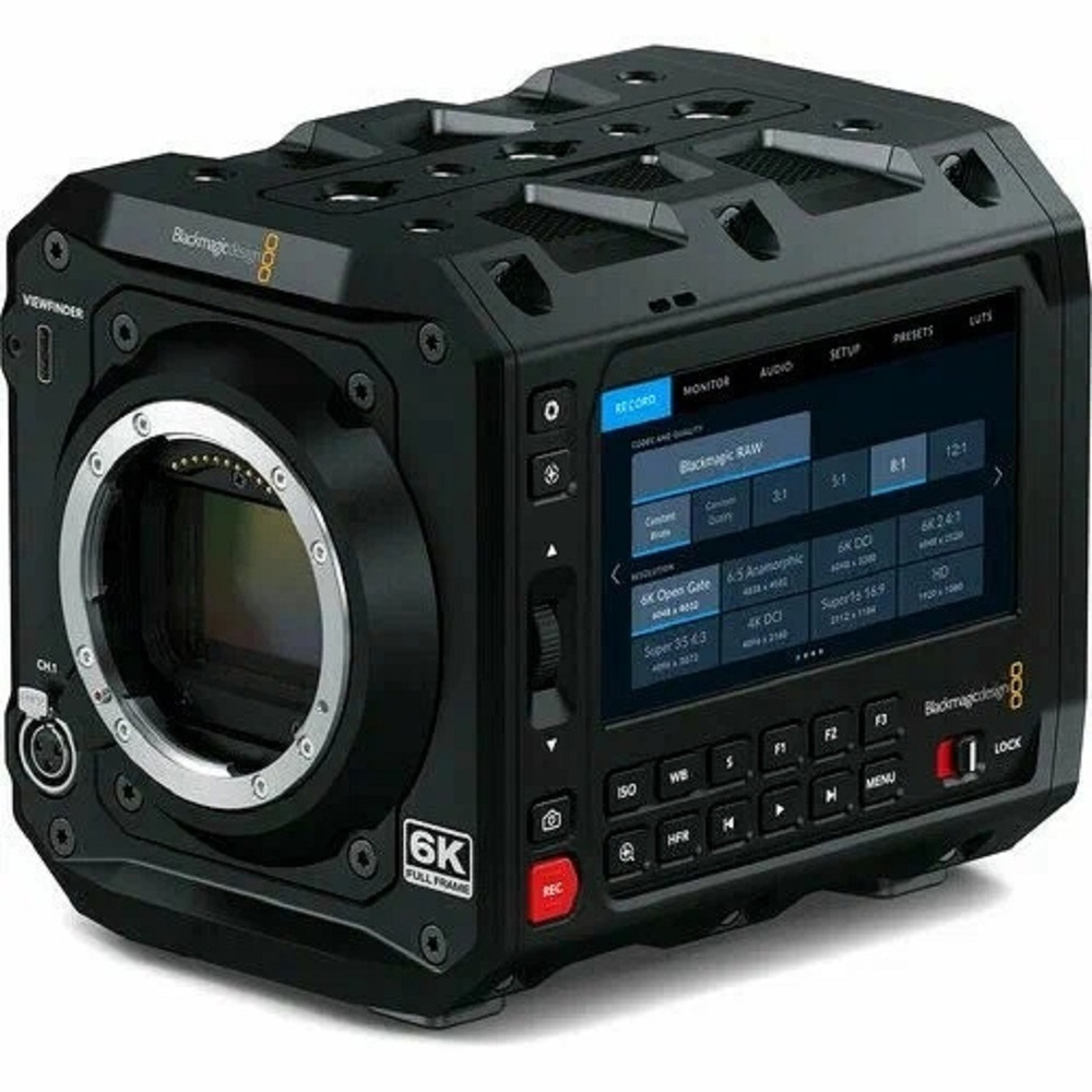 Камера Blackmagic Design PYXIS 6K, сенсор, Full frame, сенсорный дисплей