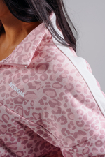 Свитшот Half-Zip Leopard Sweatshirt PRIMAL 866 Розовый леопард