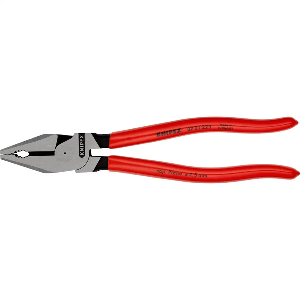 Плоскогубцы комбинированные особой мощности черненые 225 мм Knipex 02 01 225