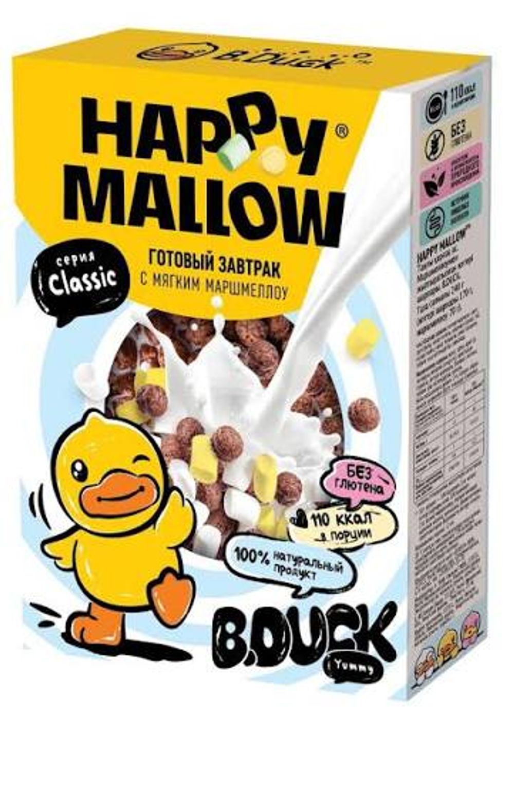 Готовый завтрак Happy Mallow B. Duck с мягким маршмеллоу 240г