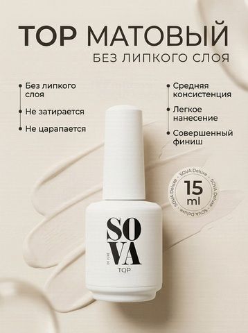 Матовый Топ Matt, 15 мл