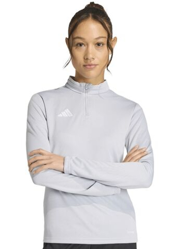 Женская Кофта теннисная Adidas Entrada 26 Training - team light grey/white